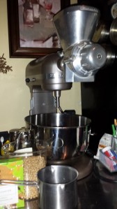 Milling the soybeans